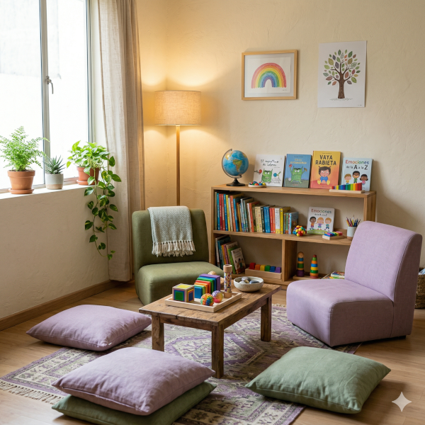 Sala de consulta acogedora